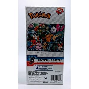 New Sealed Pokemon XY Lenticular Puzzle 100 Pieces 12x9in. Cardinal Games